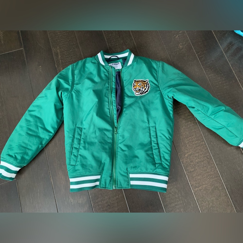Green Bomber Youth L Jacket